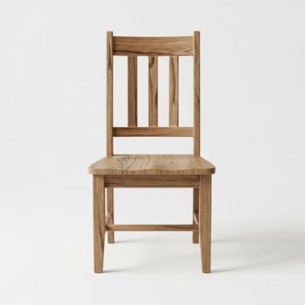 Zovarnyx Artisan Solid Wood Dining Chair Handcrafted Rustic Farmhouse Seating